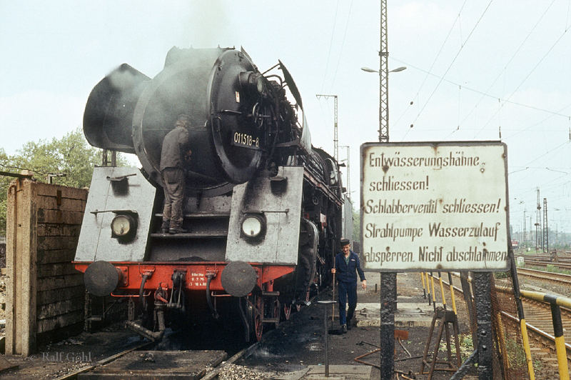 Dampfalltag 1980 - harte schweißtreibende Arbeit