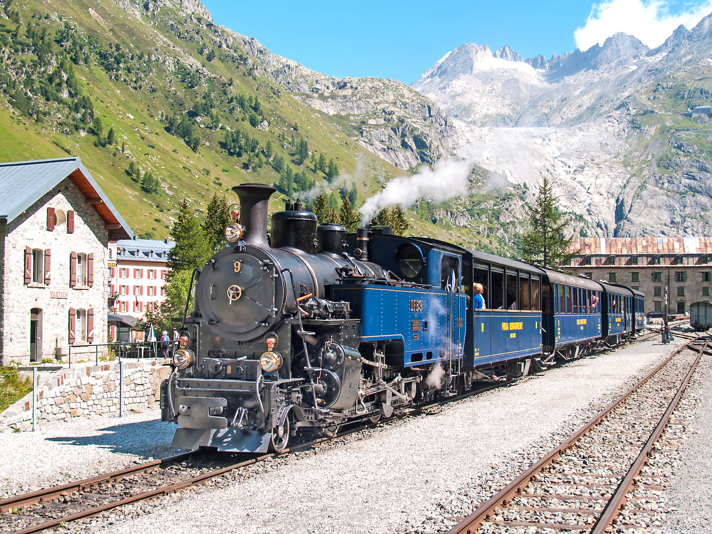 Dampfbahn Furka Bergstrecke 2