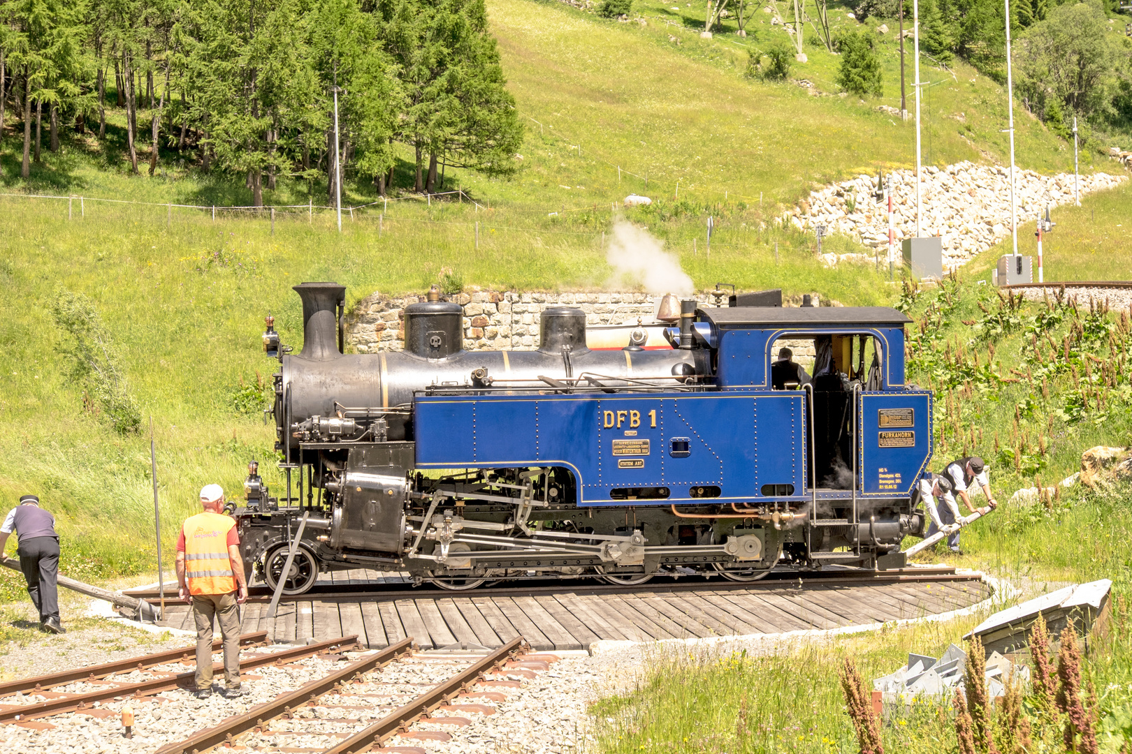 Dampfbahn Furka Bergstrecke 3