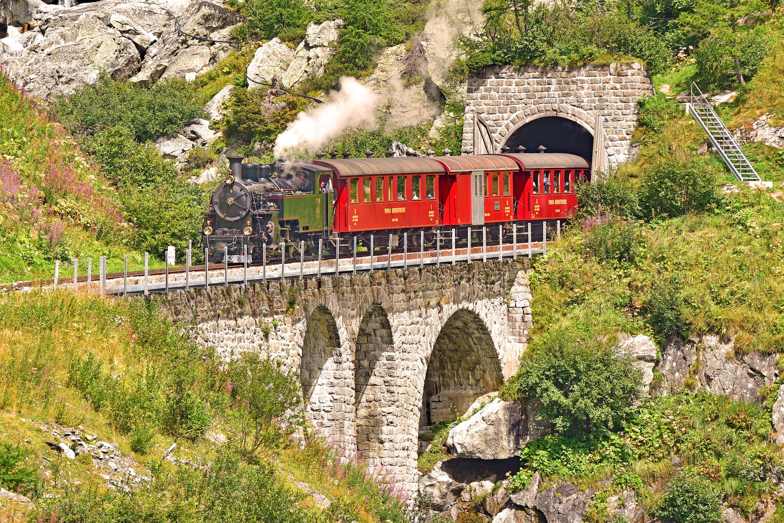 Dampfbahn Furka Bergstrecke 4