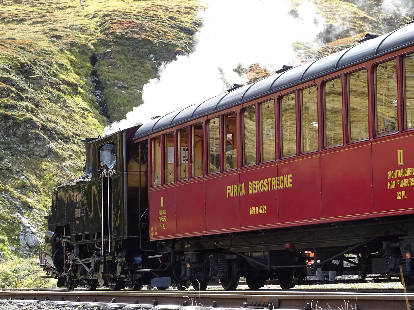 Dampfbahn Furka Bergstrecke