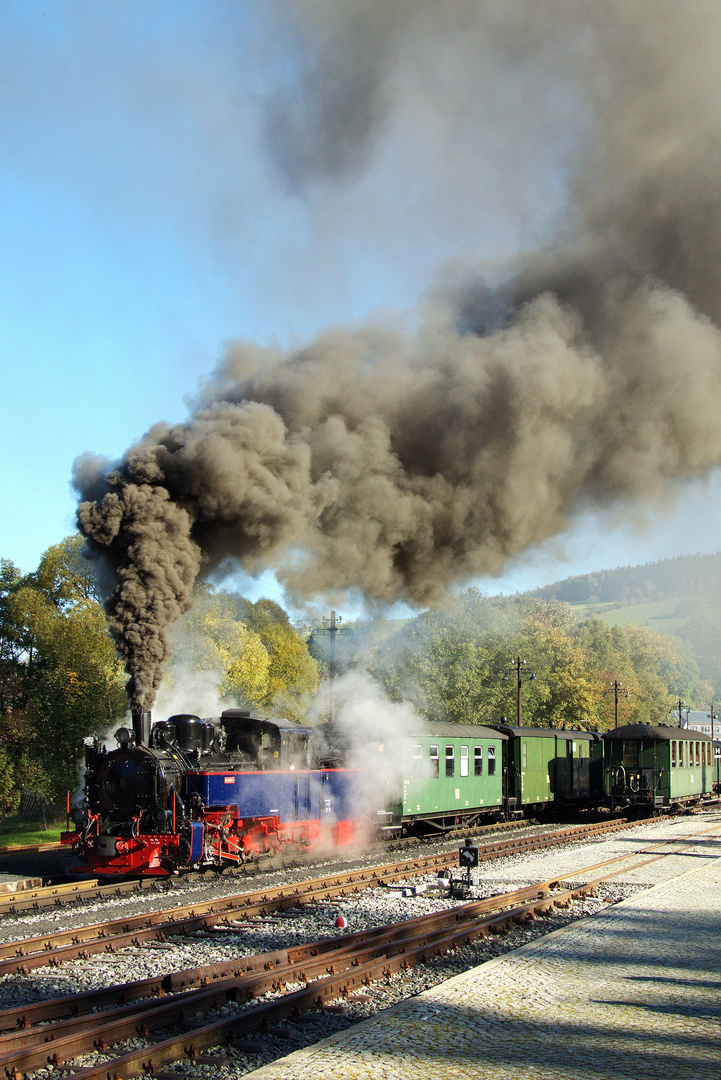 Dampfbahn pur - Die Aquarius C in Steinbach