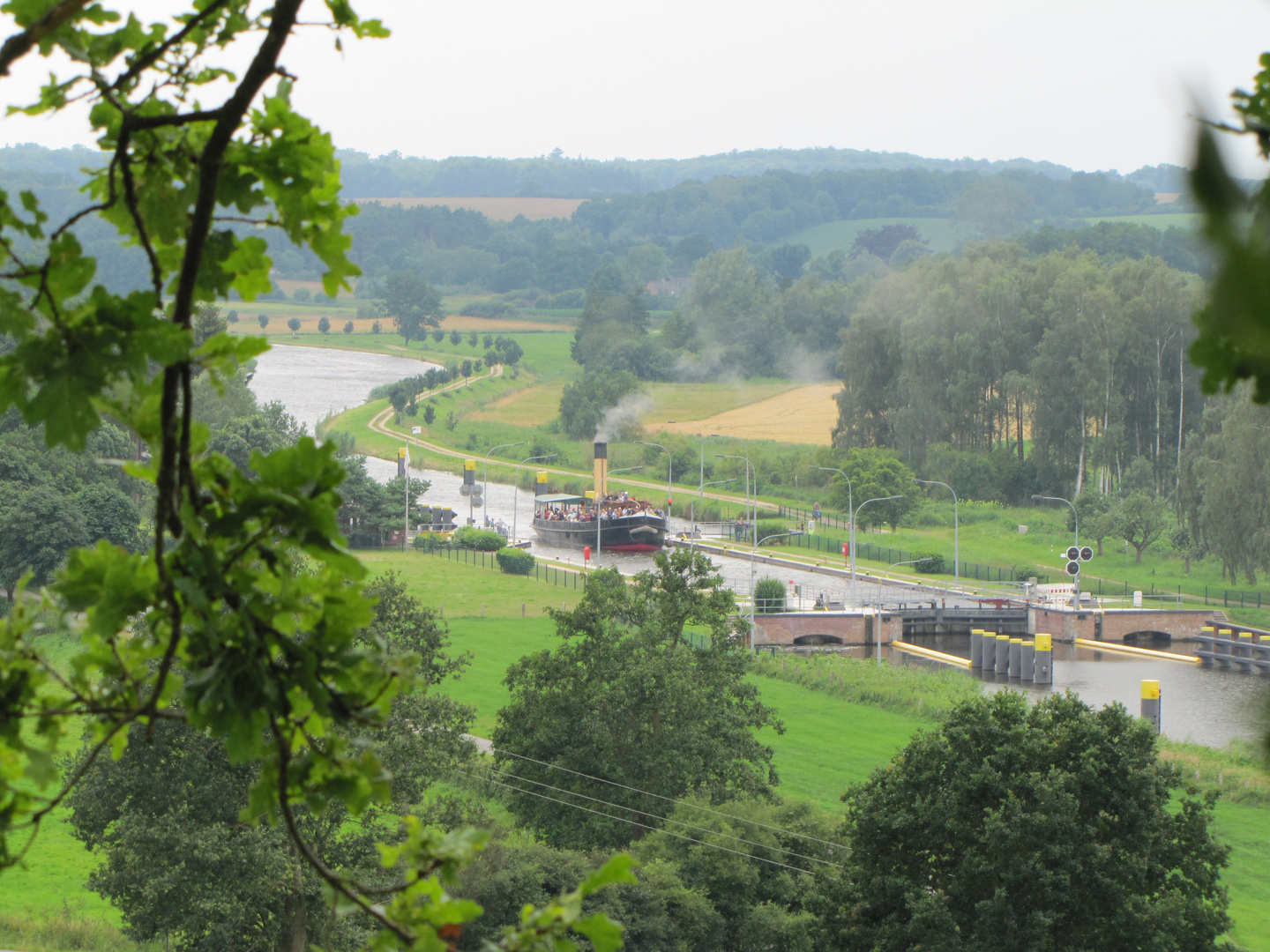 Dampfeisbrecher Elbe-Lübeck-Kanal Behlendorf Rehderblick