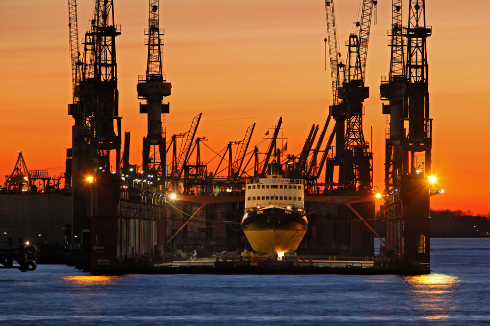 Dampfeisbrecher Stettin im Dock 10