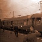 Dampfeisenbahn aus alten Zeiten