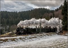 Dampfeisenbahn pur.