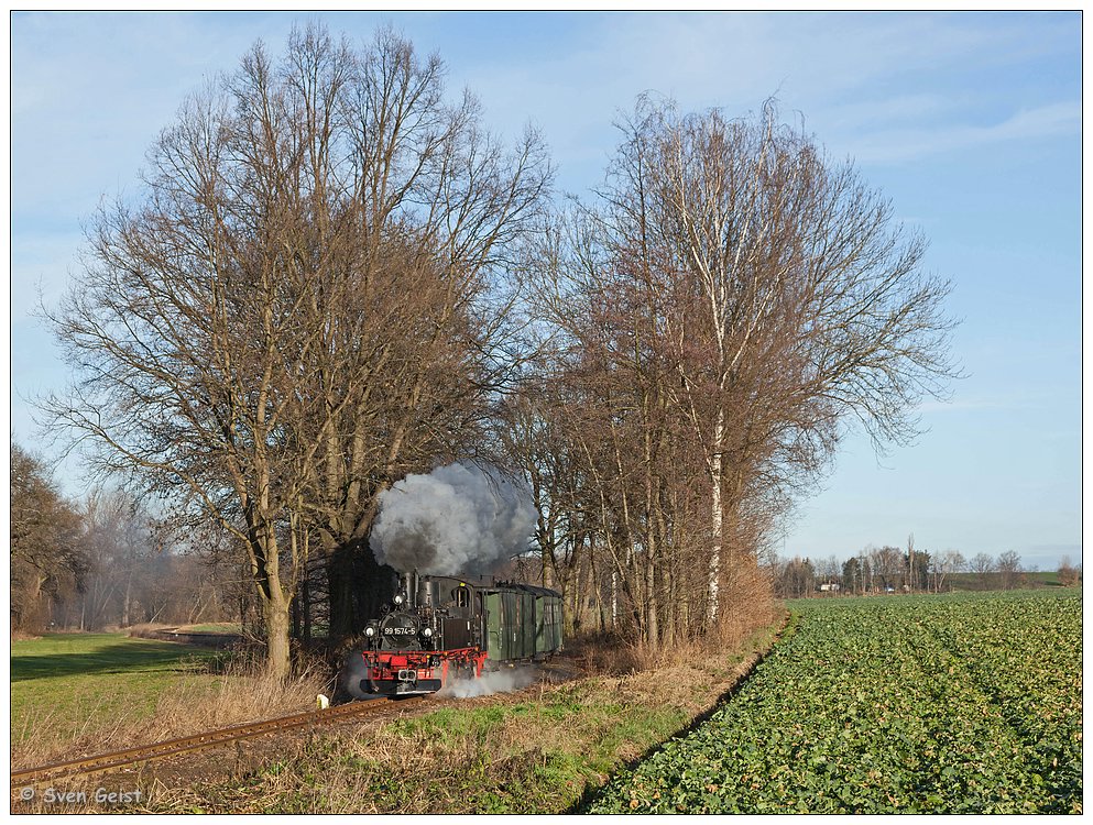 Dampfend durch die Laucke