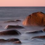 "Dampfende" Steine vor Lohme - Rügen