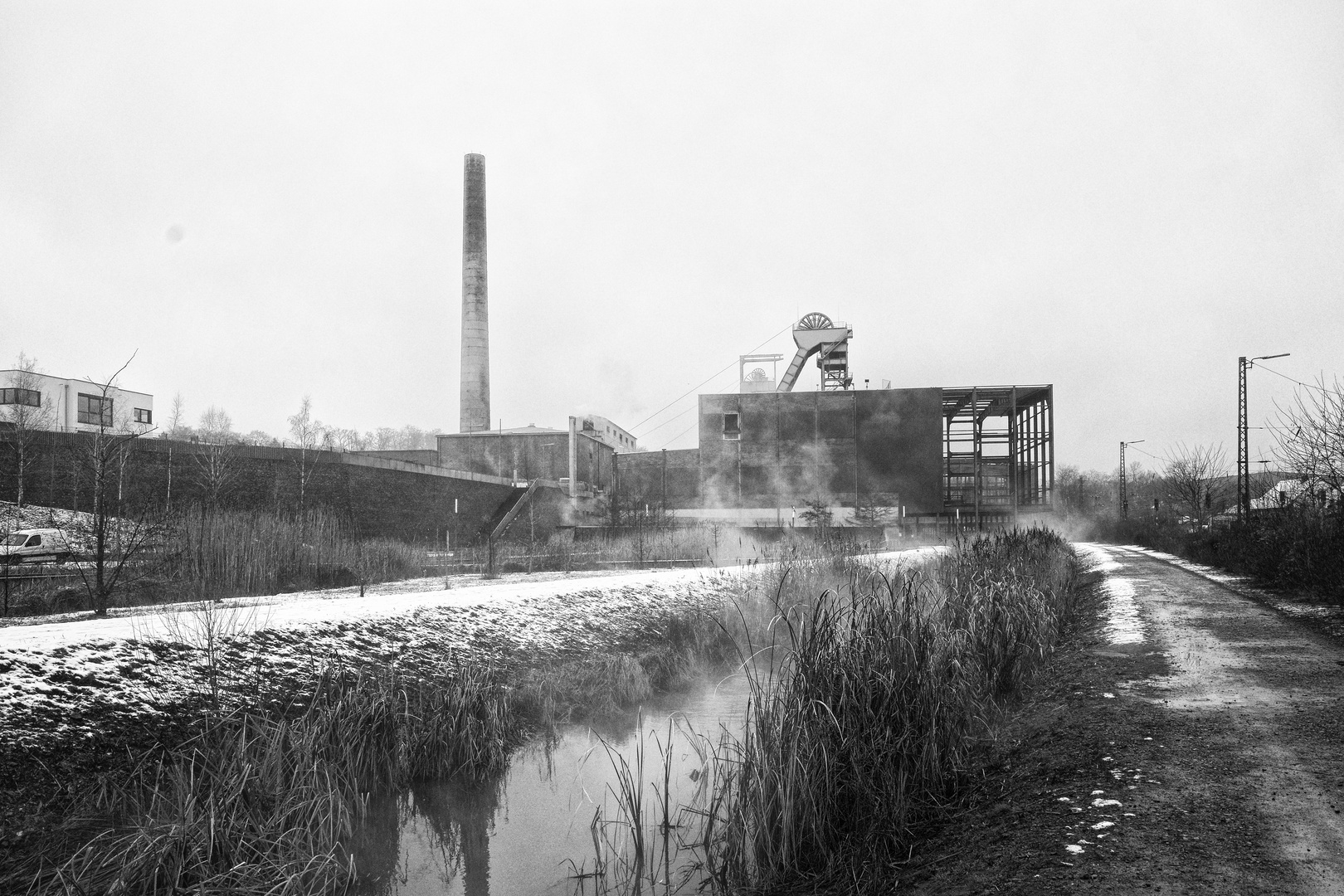 Dampfende Wassergärten