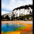 Dampfender Boden Im Yellowstone Nationalpark