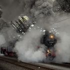 Dampfgetöse im Dresdener Hauptbahnhof