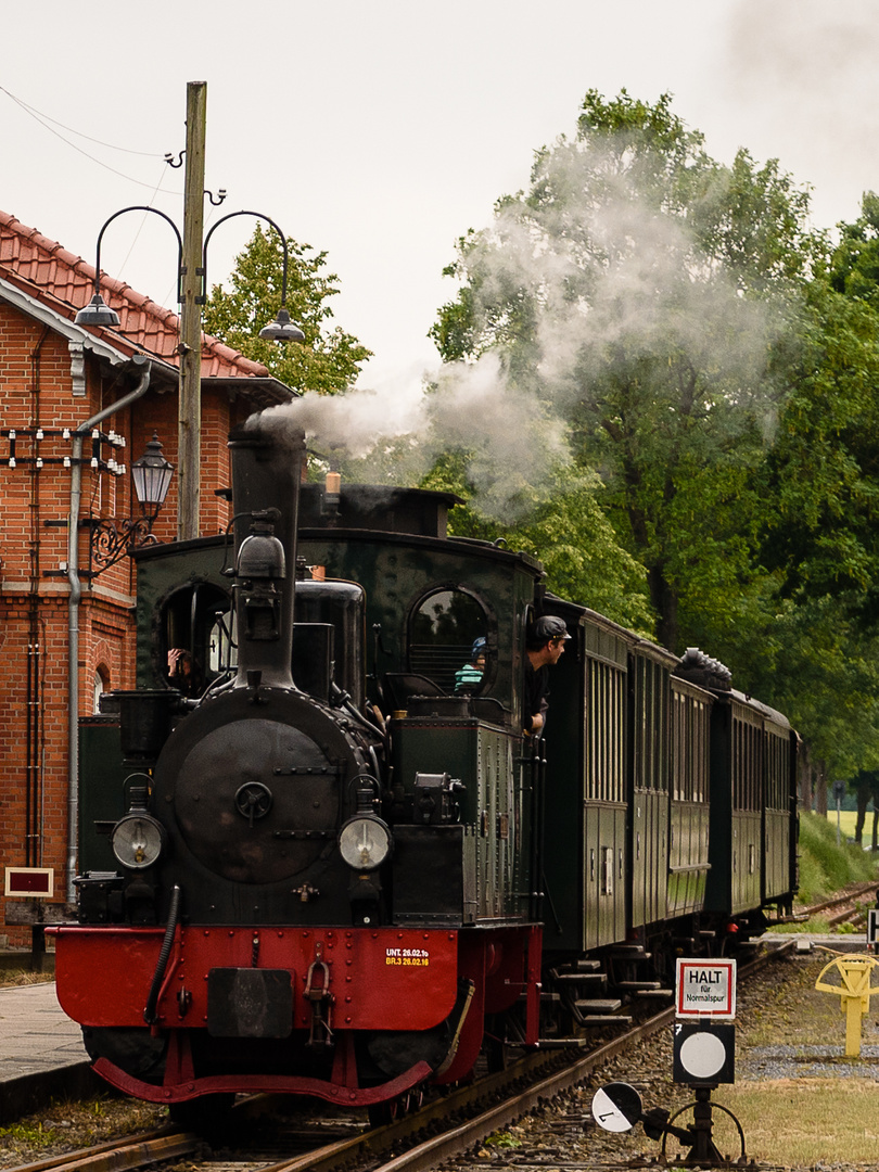 Dampflock Hermann im Bahnhof Bruchhausen Vilsen