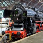 Dampflock im Hauptbahnhof Leipzig