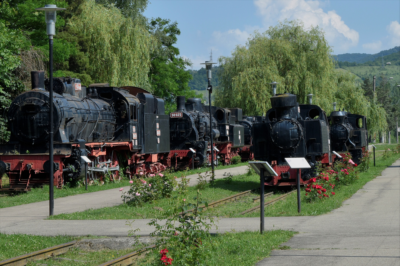 Dampflocks in Ruhestand