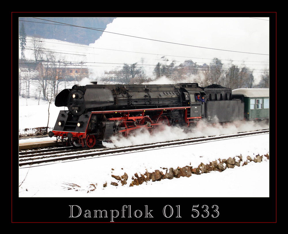 Dampflok 01 533