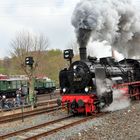 Dampflok 38 2267 - 35 Jahre Eisenbahnmuseum in Bochum am 13.4.2012