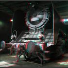 Dampflok 3D - Anaglyphe