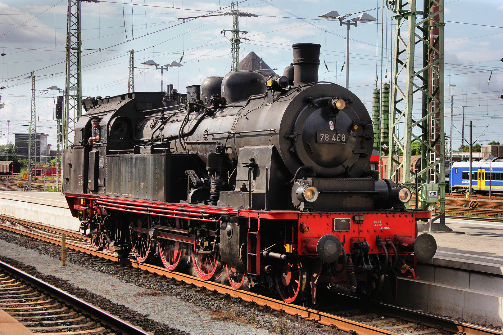 Dampflok 78 468 in Bremen Hbf