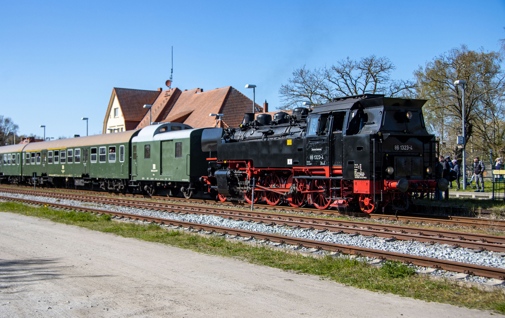 Dampflok auf Usedom