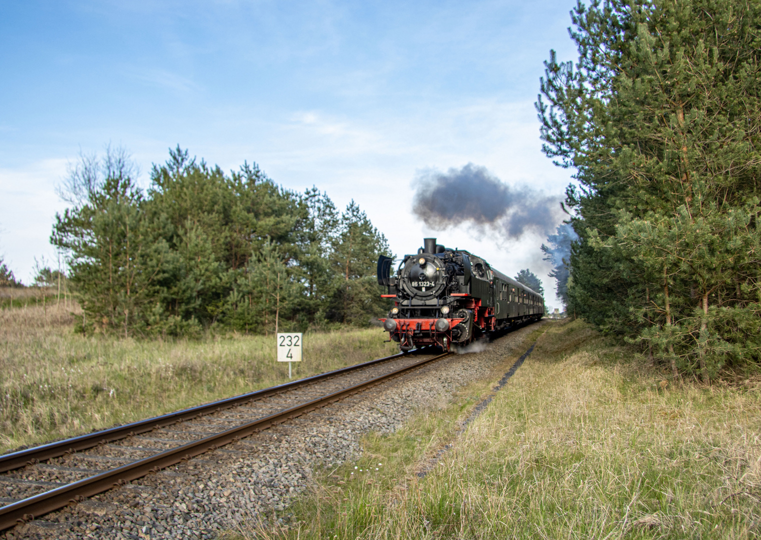 Dampflok auf Usedom