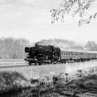 Dampflok auf Usedom in sw