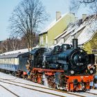 Dampflok BR 38 1772 in Warstein mit Rheingold Zug