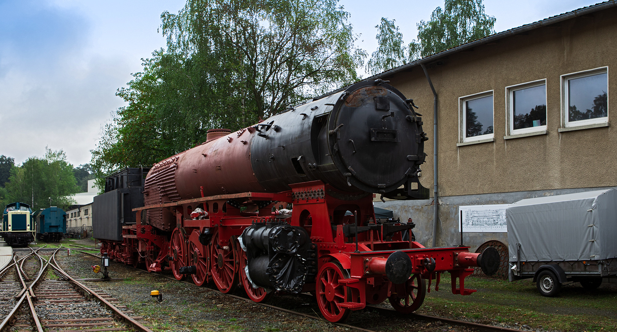 Dampflok BR 41 052 im Zechenbahnhof Piesberg 002