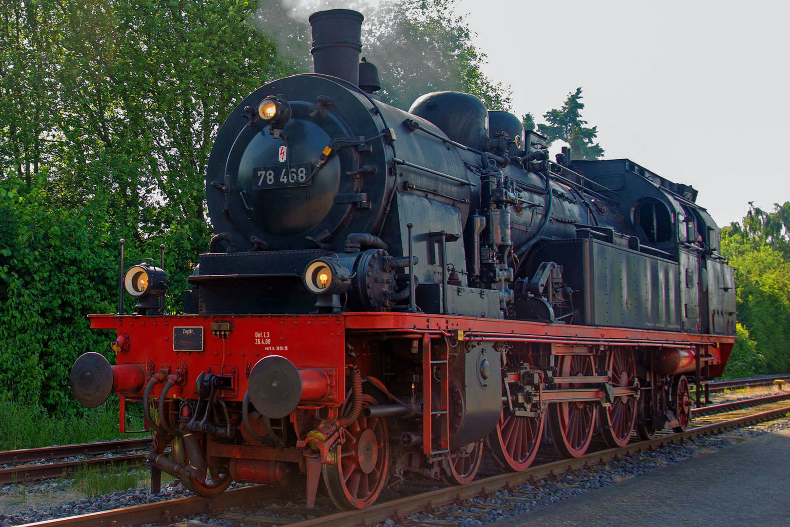 Dampflok BR 78 468 am 09.06.2014 in Mettingen Foto & Bild | oldtimer