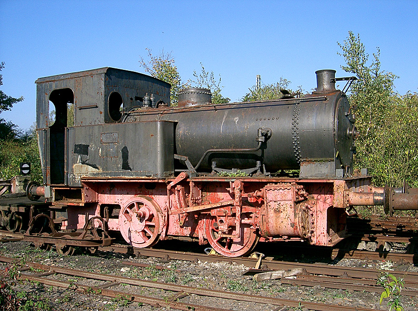 Dampflok "Carlswerk 4" des Rheinischen Industriebahn Museums Foto
