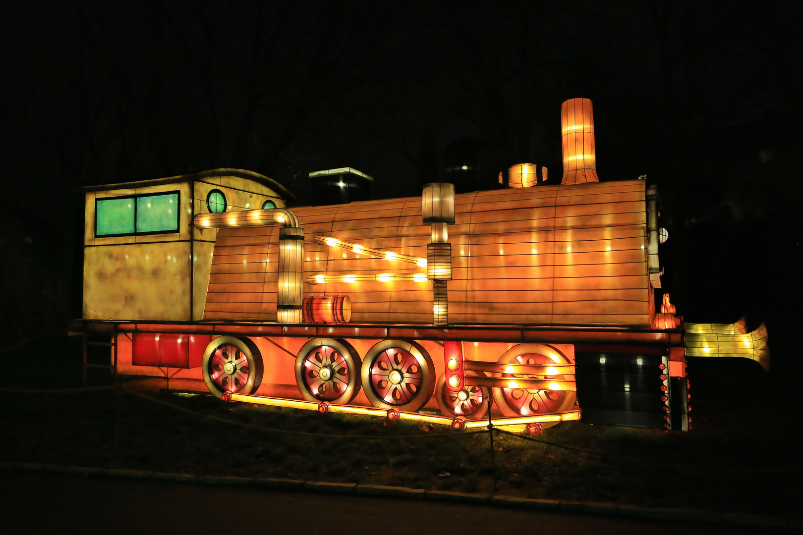 Dampflok, China Light Festival