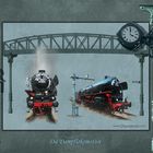Dampflok-Collage für Eisenbahnfreunde