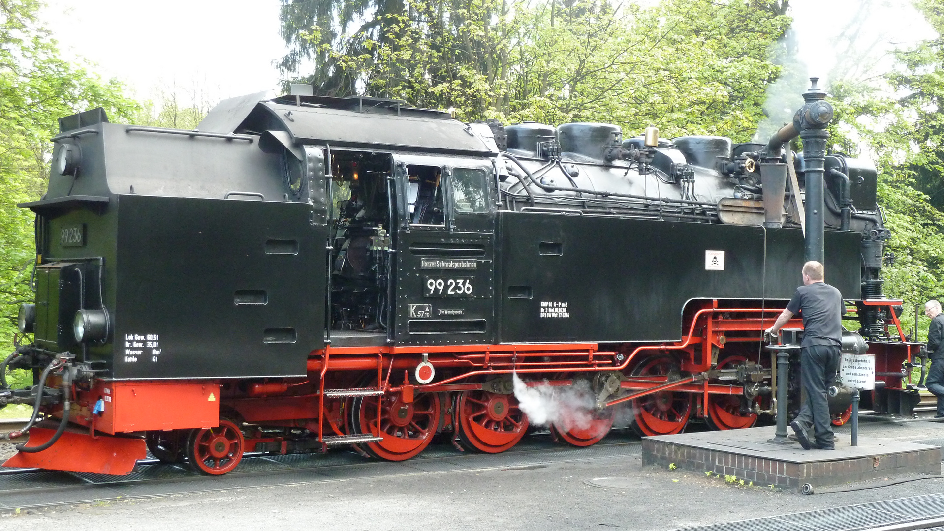 Dampflok der Brockenbahn