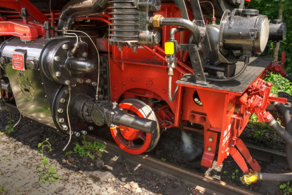 Dampflok der Oechsle-Museumsbahn