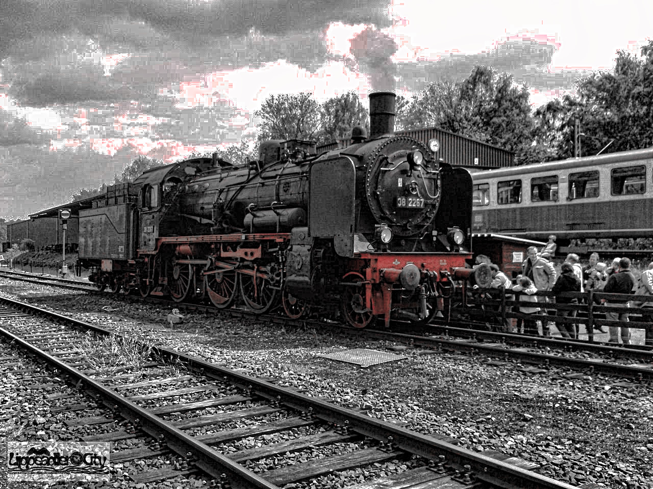 Dampflok Eisenbahnmuseum Dahlhausen HDR