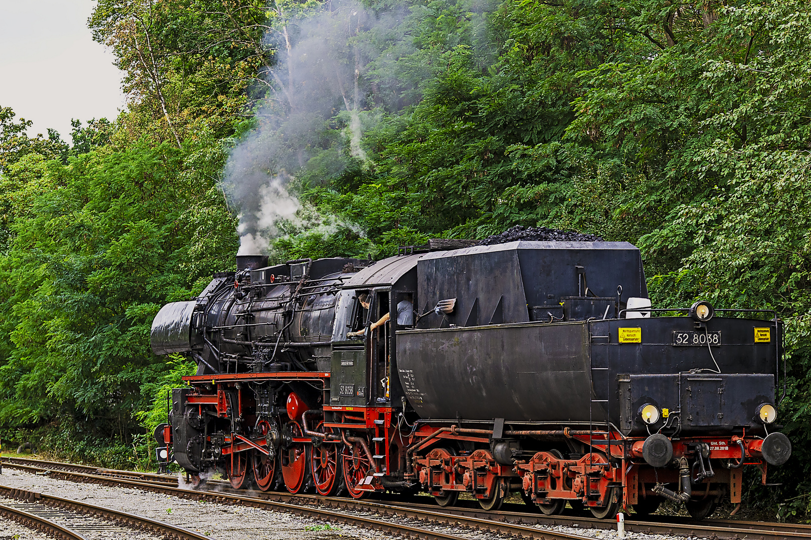 Dampflok " Else" - 52 8038 Foto & Bild | dampf-, diesel- und e-loks