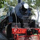 Dampflok im Eisenbahn Museum Taschkent