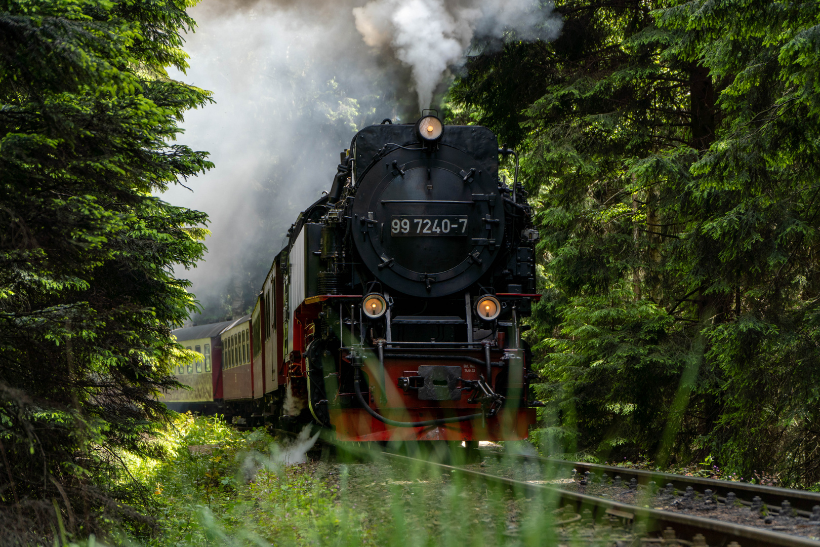 Dampflok im Harz