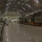 Dampflok im Leipziger Hauptbahnhof (HDR)