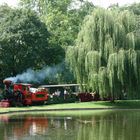 Dampflok im Park