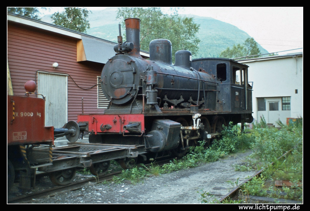 Dampflok in Narvik