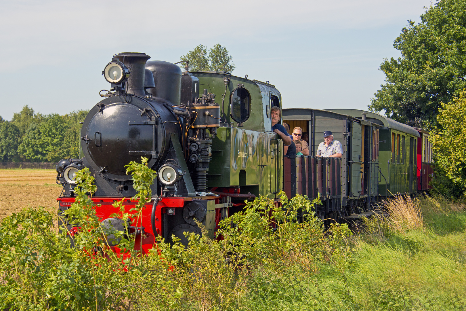 Dampflok Schwarzach von der Selfkantbahn als Dschungelexpress - 2012