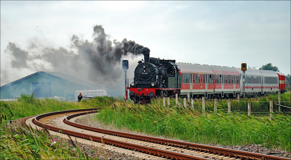 Dampflok von Dagebüll nach Niebüll