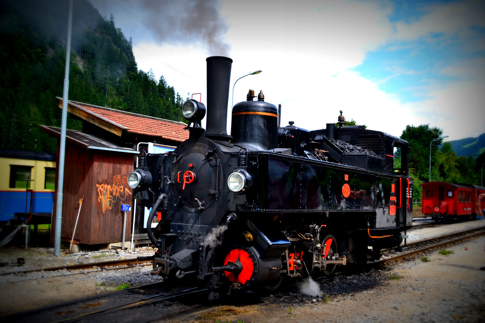 Dampflok Zillertalerbahn (Mayrhofen)