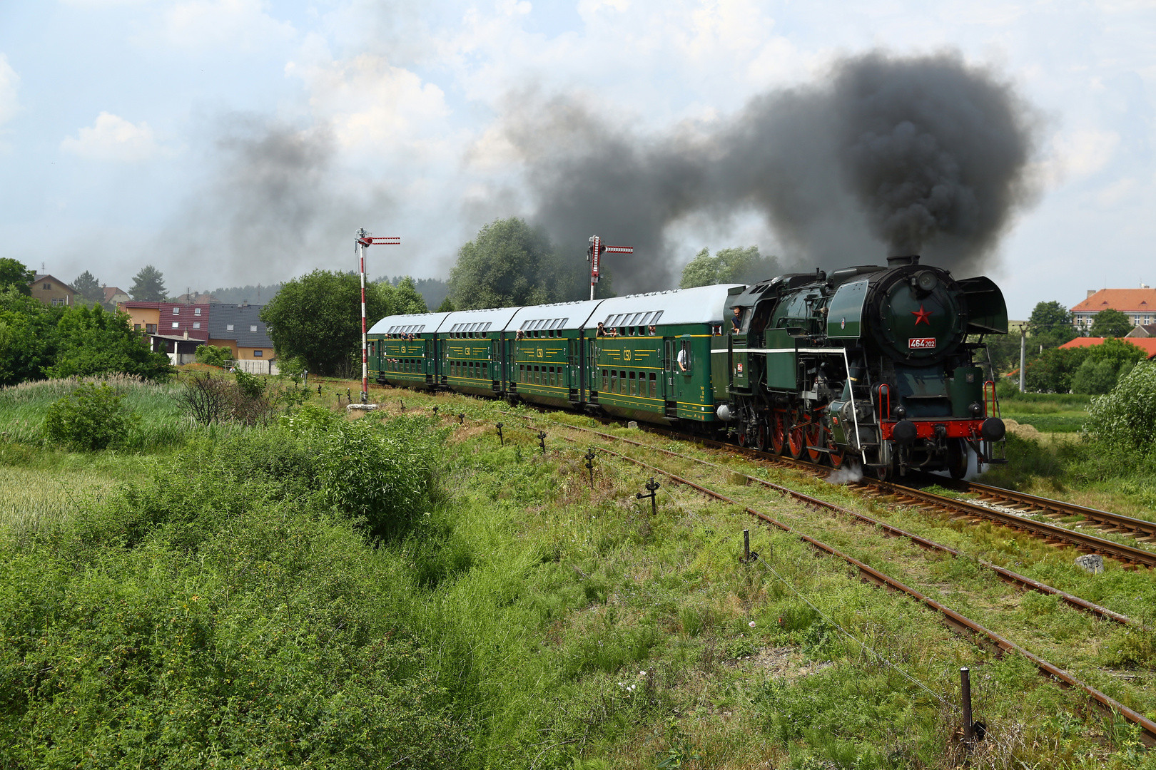 Dampflokfest in Luzna