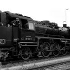 Dampflokomotive 35 1097-1 bei der Einfahrt Bf Meiningen