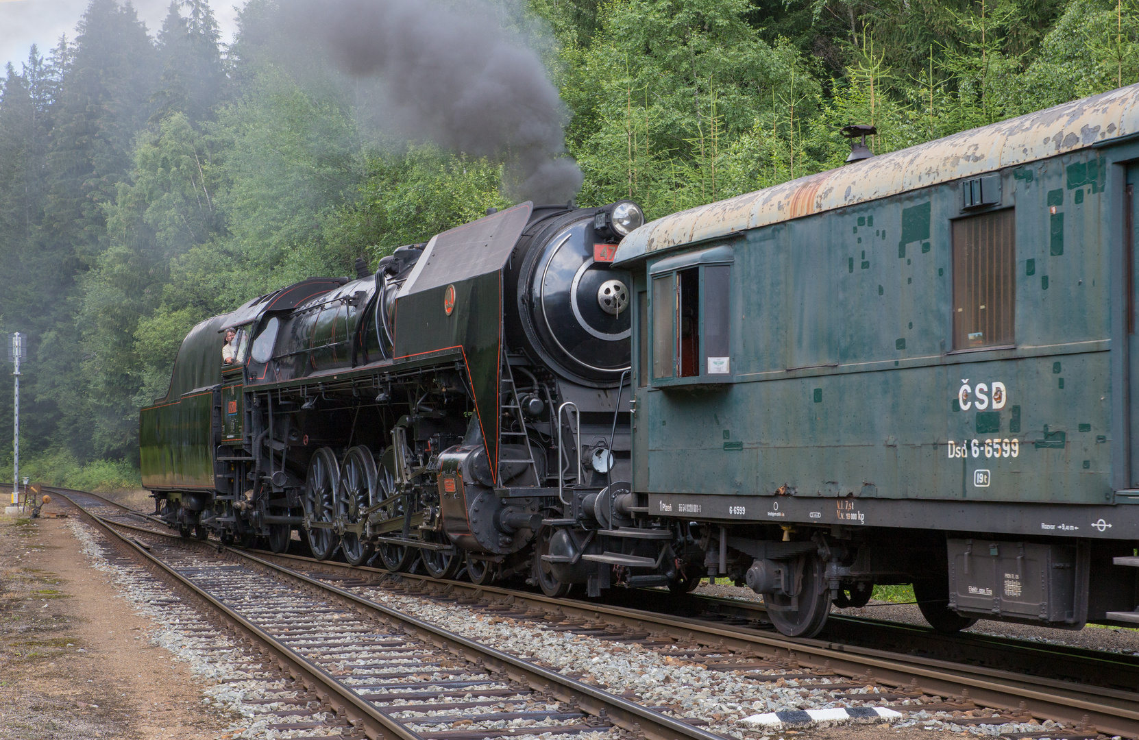 Dampflokomotive 475.111 "Plzen"