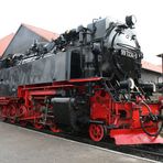 Dampflokomotive 997234-0 vor Abfahrt im Bhf Wernigerode