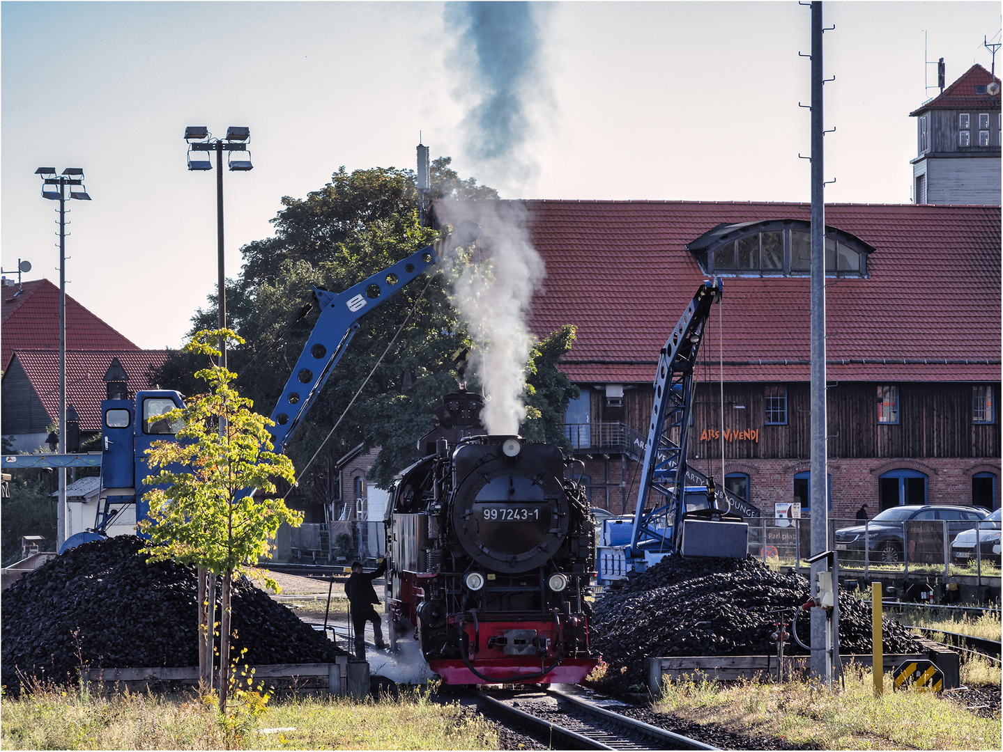 Dampflokomotive 997243-1 beim.....