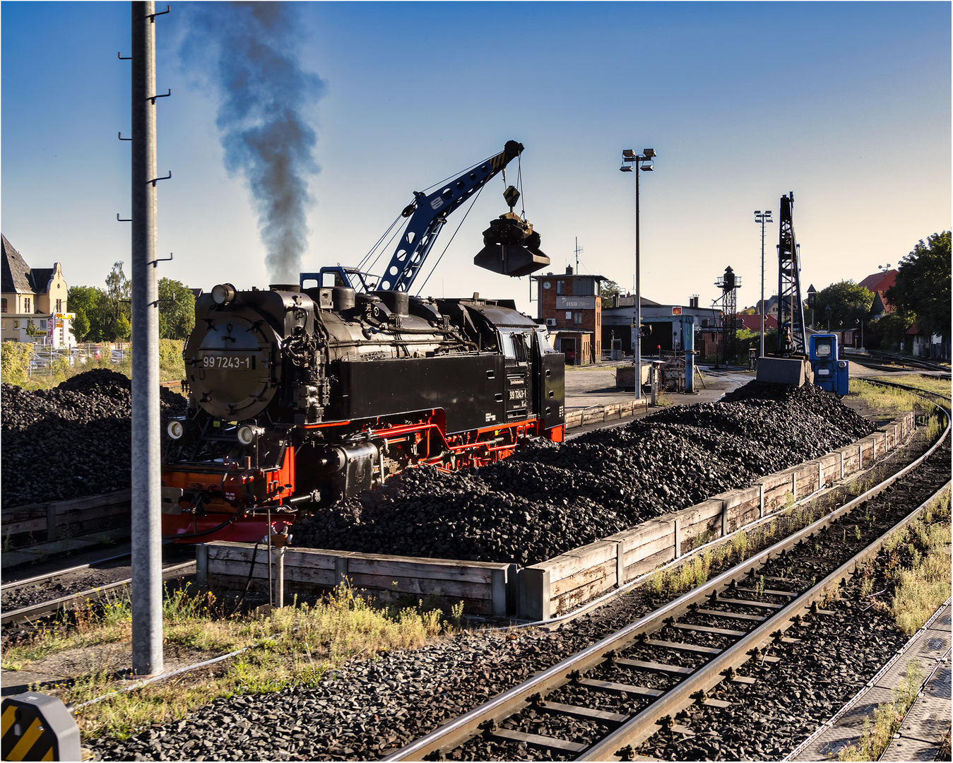 Dampflokomotive 997243-1 beim.....