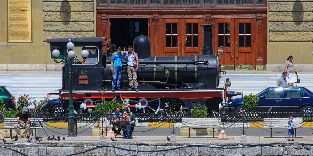 Dampflokomotive der Bagdadbahn...